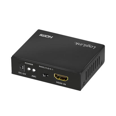 extractor-de-audio-logilink-hdmi-2ch-51ch-spdif-4k-60hz-negro