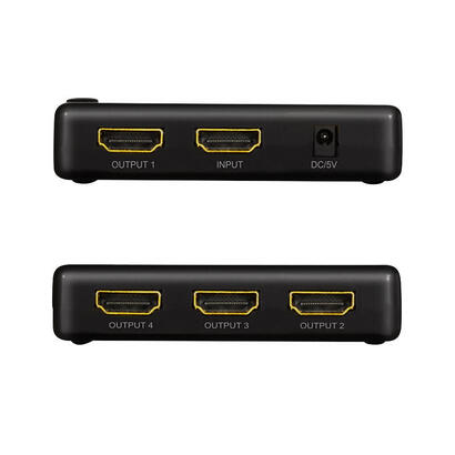 divisor-hdmi-logilink-1x4-puerto-4k-30hz-delgado-negro