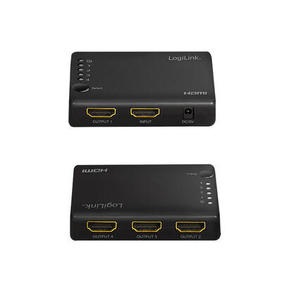 divisor-hdmi-logilink-1x4-puerto-4k-30hz-delgado-negro