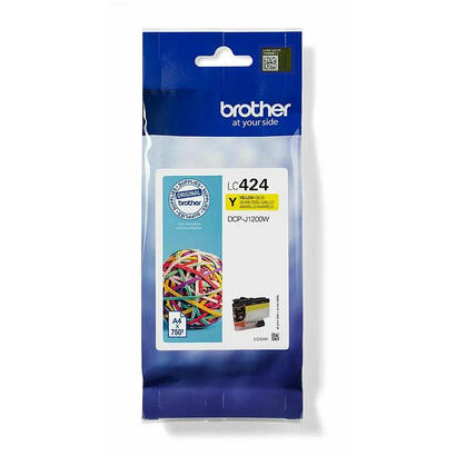 tinta-original-brother-424-amarillo-lc424y