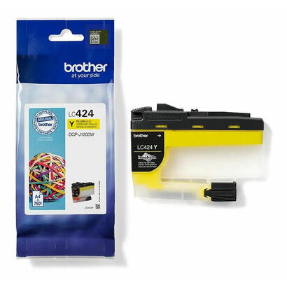 tinta-original-brother-424-amarillo-lc424y