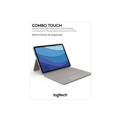 logitech-combo-touch-caja-de-teclado-y-folio-con-panel-tactil-luz-trasera-apple-smart-connector-qwerty-espanol-arena-para-apple-