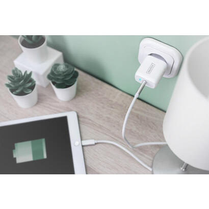 digitus-da-10196-cargador-de-dispositivo-movil-blanco-corriente-alterna-interior