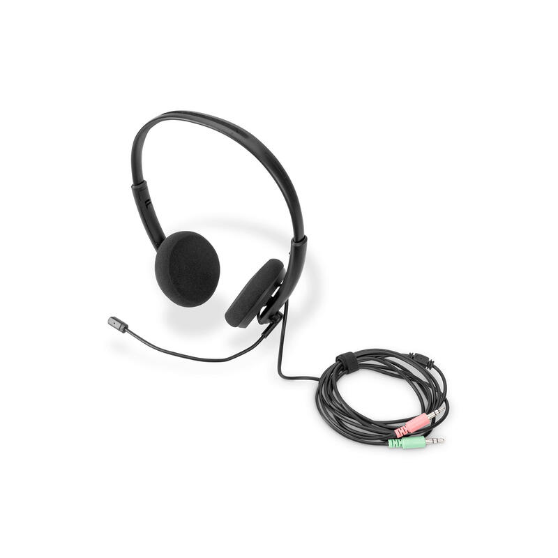 digitus-da-12202-auriculares-alambrico-diadema-negro