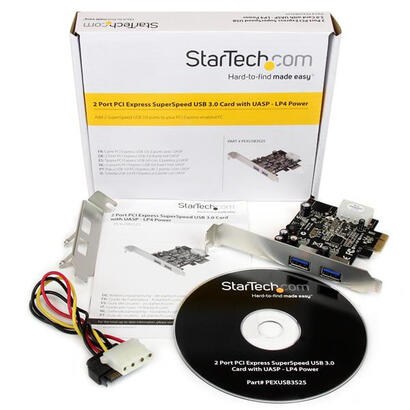 startech-adaptador-tarjeta-pci-express-2-puertos-usb-30-con-alimentacion-molex-y-uasp