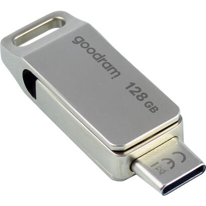 pendrive-goodram-128gb-oda3-plateado-usb-32-usb-tipo-c-