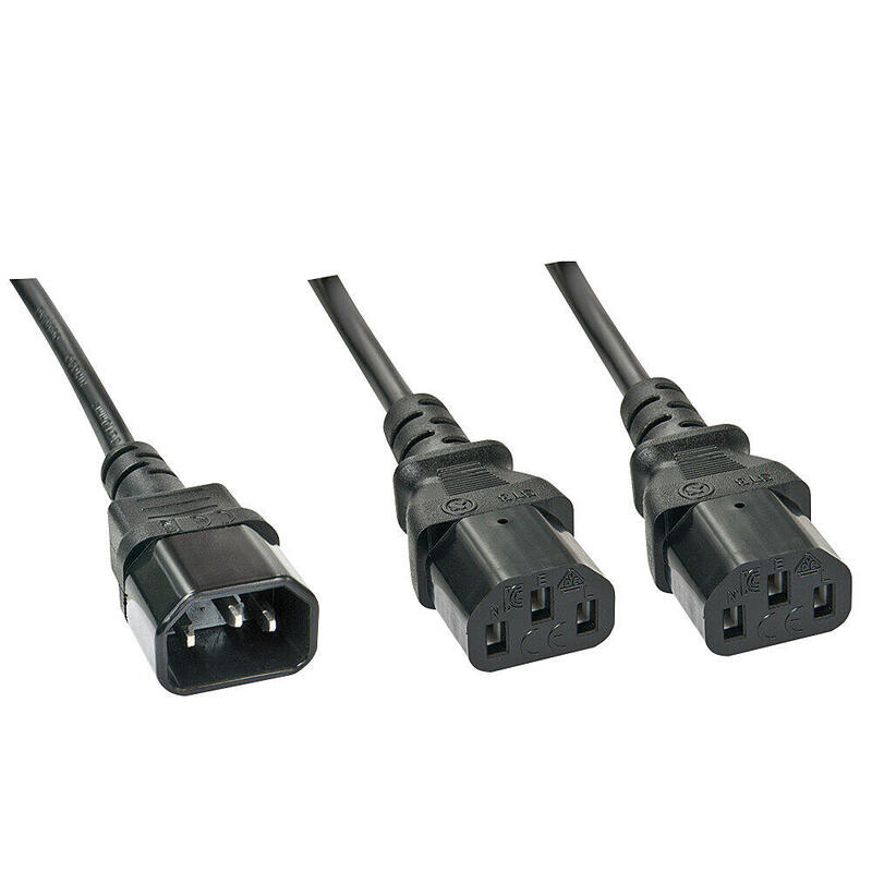 lindy-30363-cable-de-transmision-negro-1-m-c14-acoplador-acoplador-c13-2-x