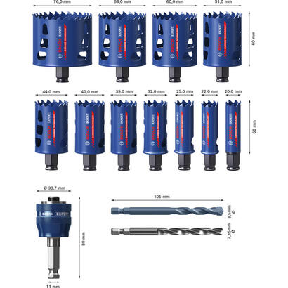 bosch-juego-de-coronas-perforadoras-expert-toughmaterial-o-20-76-mm-14-piezas-2608900447