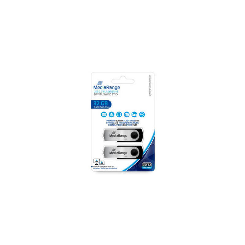 mediarange-memoria-usb-32gb-negro-plata-pack-2-piezas