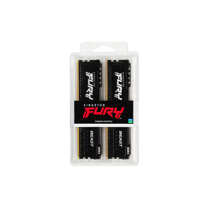 memoria-ram-kingston-fury-beast-8gb-2-x-4gb-ddr4-2666-mhz-cl16-kf426c16bbk28