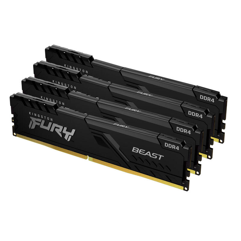 memoria-ram-kingston-fury-beast-32gb-4-x-8gb-ddr4-3200-mhz-cl16