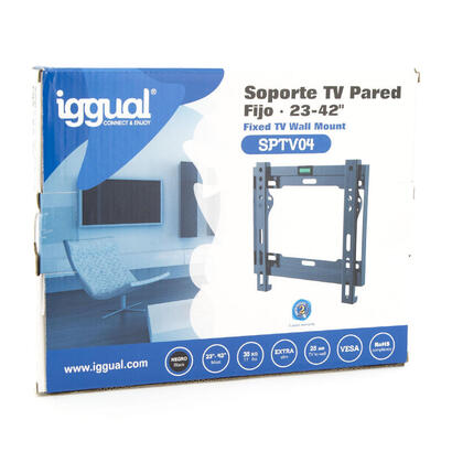 iggual-soporte-tv-23-42-35kg-pared-fijo-negro