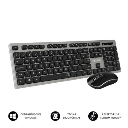 subblim-ergo-teclado-ergonomico-y-raton-inalambricos-plano-y-silencioso-grisnegro