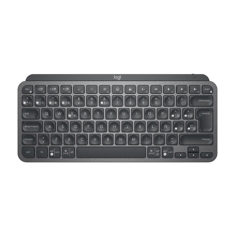 teclado-espanol-logitech-mx-keys-mini-rf-wireless-bluetooth-qwerty-grafito