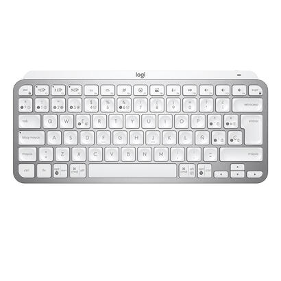 teclado-espanol-logitech-mx-keys-mini-rf-wireless-bluetooth-qwerty-gris