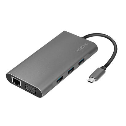 estacion-de-acoplamiento-logilink-usb-32-gen1-usb-c-10-puertos-pd-plateado