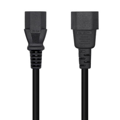 aisens-cable-alimentacion-cpu-c13h-c14m-3m-100-cobre-puro-awg18-negro