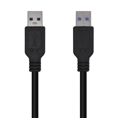 aisens-cable-usb-30-tipo-am-am-1m-negro