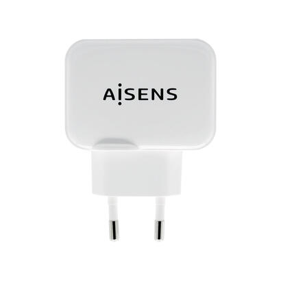 aisens-cargador-usb-17w-5v34a-2xusb-con-control-ai-blanco