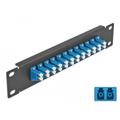 delock-10-patch-panel-de-fibra-optica-12-puertos-lc-duplex-azul-1-u-negro
