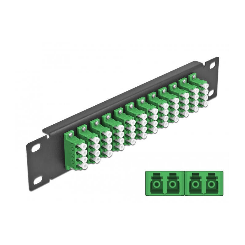 delock-10-panel-de-conexion-fo-12-puertos-lc-quad-verde-1-u-negro