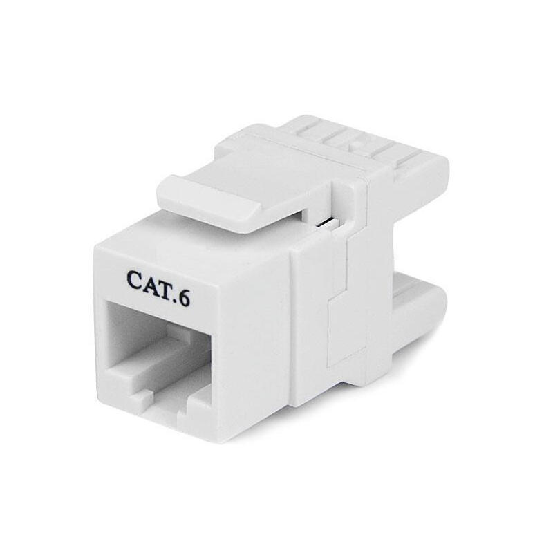 startech-conector-modulo-keystone-rj45-hembra-cat6-180a-blanco