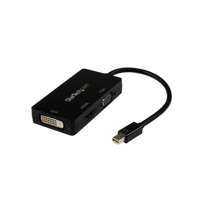 startech-conversor-3en1-mini-displayport-a-vga-dvi-hdmi-negro-mdp2vgdvhd