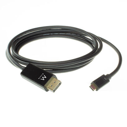 cable-ewent-usb-c-displayport-4k-60hz-2m-negro