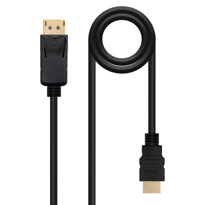 nanocable-cable-conversor-displayport-a-hdmi-dpm-hdmim-05-m-negro