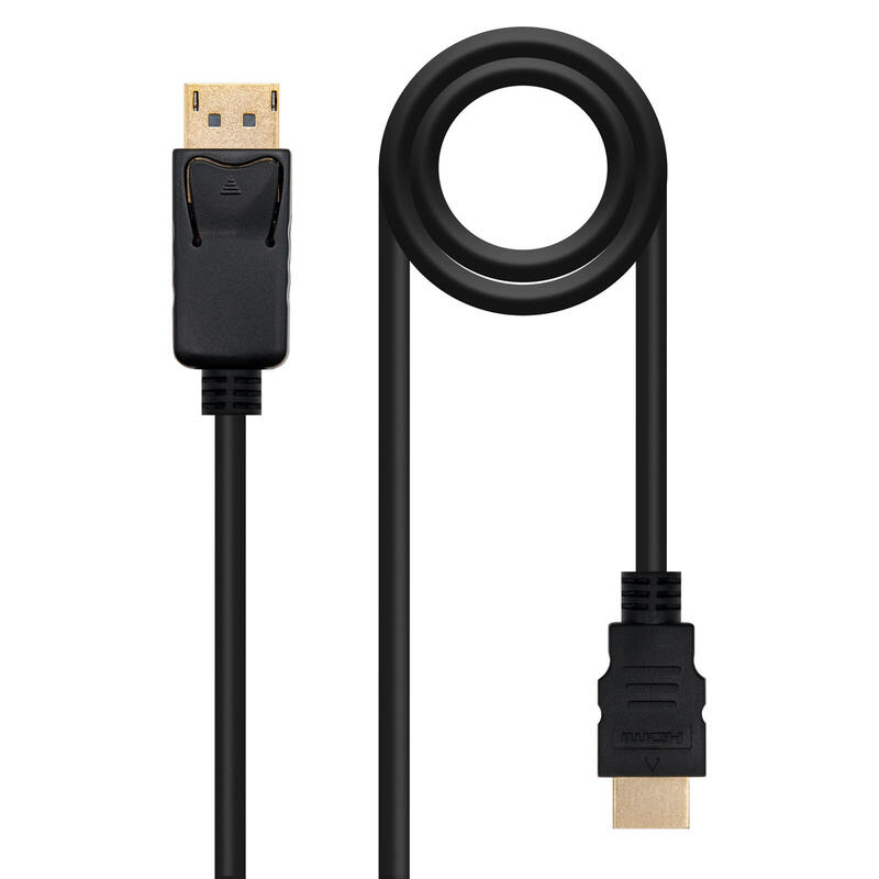 nanocable-cable-conversor-displayport-a-hdmi-dpm-hdmim-05-m-negro