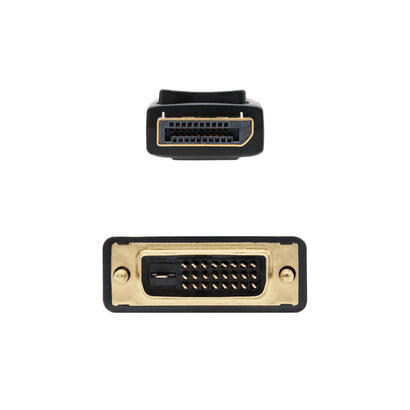 nanocable-cable-conversor-displayportm-a-dvim-10m-negro