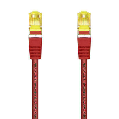 aisens-cable-de-red-rj45-lszh-cat7-600-mhz-sftp-pimf-awg26-25cm-rojo