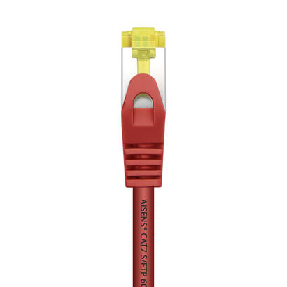 aisens-cable-de-red-rj45-lszh-cat7-600-mhz-sftp-pimf-awg26-25cm-rojo