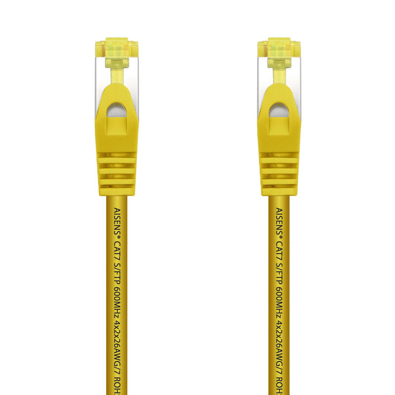 aisens-cable-de-red-rj45-lszh-cat7-600-mhz-sftp-pimf-awg26-25cm-amarillo