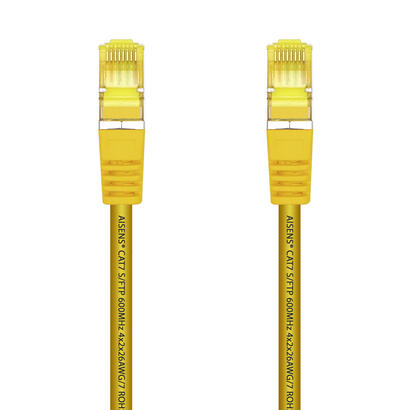 aisens-cable-de-red-rj45-lszh-cat7-600-mhz-sftp-pimf-awg26-1m-amarillo