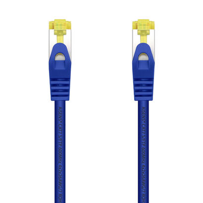 aisens-cable-de-red-rj45-lszh-cat7-600-mhz-sftp-pimf-awg26-25cm-azul