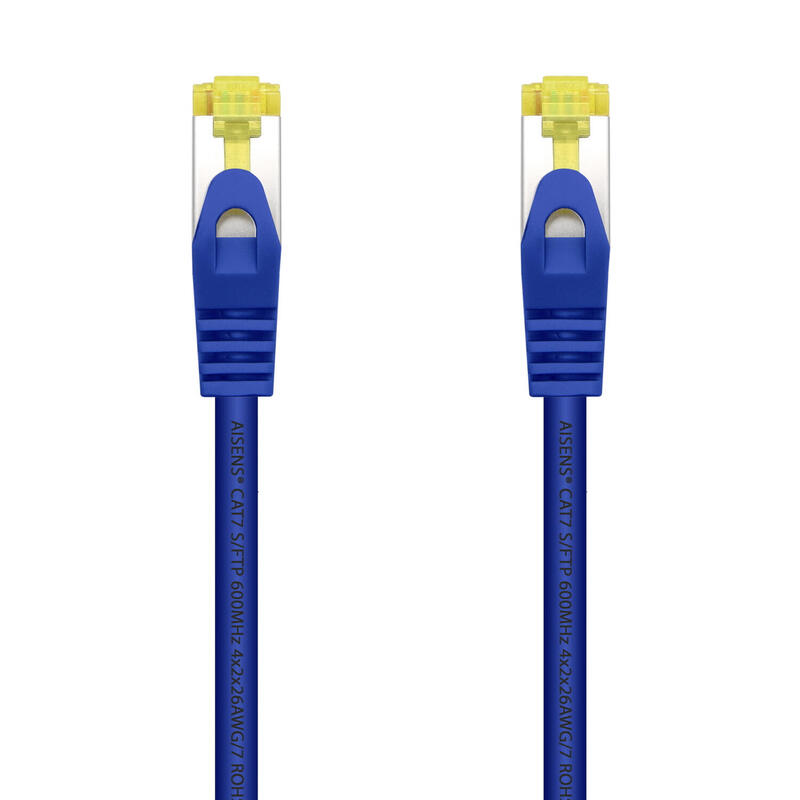 aisens-cable-de-red-rj45-lszh-cat7-600-mhz-sftp-pimf-awg26-25cm-azul