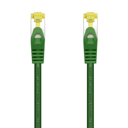 aisens-cable-de-red-rj45-lszh-cat7-600-mhz-sftp-pimf-awg26-25cm-verde