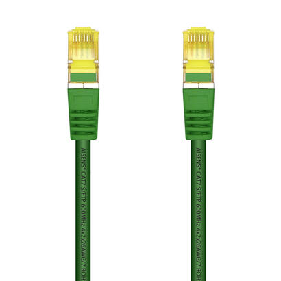 aisens-cable-de-red-rj45-lszh-cat7-600-mhz-sftp-pimf-awg26-25cm-verde