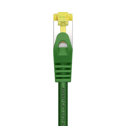 aisens-cable-de-red-rj45-lszh-cat7-600-mhz-sftp-pimf-awg26-25cm-verde