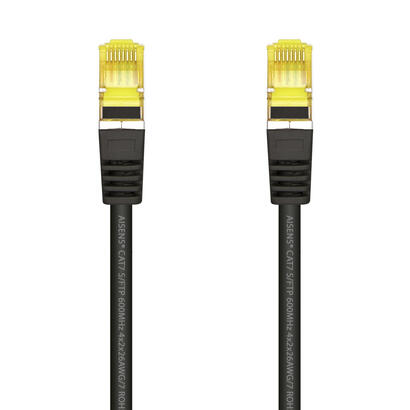 aisens-cable-de-red-rj45-lszh-cat7-600-mhz-sftp-pimf-awg26-25cm-negro