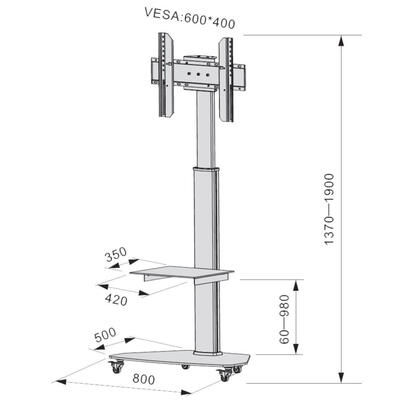 techly-ica-tr3wh-soporte-para-pantalla-de-senalizacion-1778-cm-70-blanco