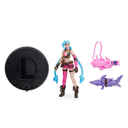 spin-master-league-of-legends-figura-de-accion-jinx-de-10-cm-con-2-armas-hueso-y-bang-bang-y-base-de-exhibicion-figura-de-juego-