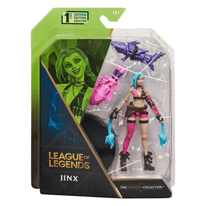 spin-master-league-of-legends-figura-de-accion-jinx-de-10-cm-con-2-armas-hueso-y-bang-bang-y-base-de-exhibicion-figura-de-juego-