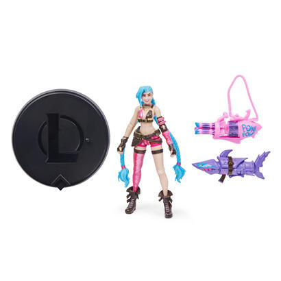 spin-master-league-of-legends-paquete-de-5-figuras-de-accion-de-10-cm-vi-caitlyn-ekko-heimerdinger-y-jinx-exclusivo-cada-una-con