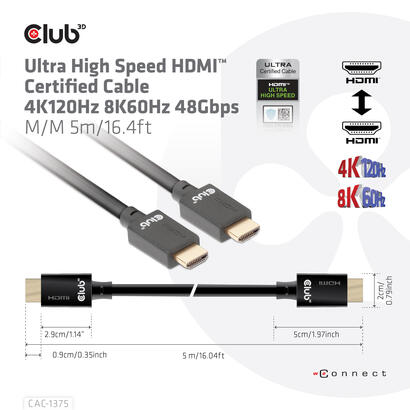 cable-club3d-cac-1375-cable-certificado-hdmi-de-ultra-alta-velocidad-4k120hz-8k60hz-48gbps-mm-5m