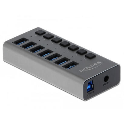 delock-hub-superspeed-usb-30-con-7-puertos-interruptor