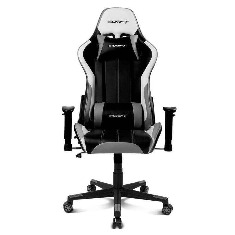silla-gaming-drift-dr175-gris-incluye-cojines-cervical-y-lumbar