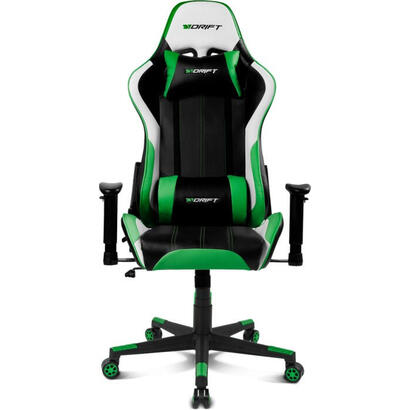 silla-gaming-drift-dr175-verde-incluye-cojines-cervical-y-lumbar