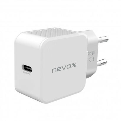 cargador-nevox-usb-pd-tipo-c-adaptador-de-corriente-30-vatios-blanco
